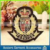 Custom Blazer Badge Embroidery Cheap Embroidered Patches for Clothing