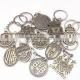 Europe's Football Leagues Club Keychain Soccer Club Logo Bronze Keychain thumbnail-1