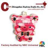 Promotional Gifts Bear With Stone Souvenir Metal Keychain in Bulks thumbnail-1