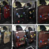 Environmentally Friendly Leather Back Seat Organizer thumbnail-1