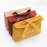 Luxury Colorful Printed Paper Gift Bags With Ribbon And Logo Print