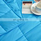 2020 Summer Factory Price Solid Color Cotton Material Multi Size and Color Gravity Weighted Blanket With Glass Beads Filled thumbnail-4