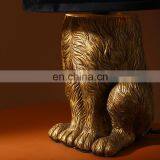 Rabbit Shape Resin Base Standing Table Decoration Antique Desk Nightstand Lamps for Bedroom thumbnail-3
