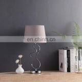 China Manufacturer Wholesale Creative Design Custom Fancy Table Lamps Metal for Home Decor