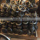 High Quality Low Price Cast Iron Double Disc Brass Seal Gate Valve thumbnail-2