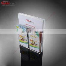 3pocket Leaflet Display Clear Custom A4 Acrylic Brochure Holder
