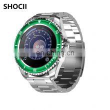 Newest Z27 Smart Watch 1.54 Inch Heart Rate Monitor Call Fitness Tracker Z27 Men Luxury Steel Belt and Leather Strap Smartwatch thumbnail-3