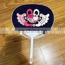 Long Handle Customized Advertisement Plastic Fan thumbnail-3