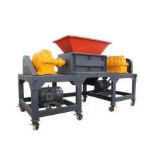 Double shaft Recycle solid waste Metal plastic rubber shredding crusher price recycling Tyre Tire shredder machine for sale