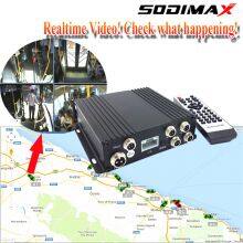 Wireless 4 Channel Remote Monitoring Mdvr CCTV Vehicle Surveillance Mobile DVR With thumbnail-1