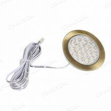 Under Cabinet LED Black Cover Puck Lighting Kit With Touch Dimmer Switch for Kitchen Cupboard Closet Lighting (6 Lights,Warm White) thumbnail-2