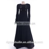 custom long sleeve maxi dress women dubai fancy abaya                        
                                                Quality Choice