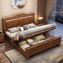 Chinese Style Solid Wood Bed 1.8 Meters thumbnail-2