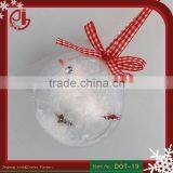 Clear Plastic Christmas Balls Cute Bird OEM Opening Christmas Bauble Ball thumbnail-1
