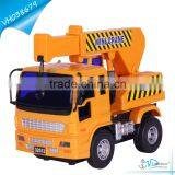 Yellow Plastic Toy Truck With Crane
