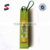 2 Compartments Insulated Wine Cooler Bag Plastic Wine Bottle Bags thumbnail-1