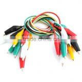 Double-ended Test Leads 5 Color 50cm 10 Jumper Wires Alligator Crocodile Roach