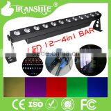 Best selling in Europe 12PCS 4in1 RGWB/A Bar light Led Stage uplight for DJ/Disco decoration