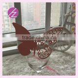 Pink Butterfly Design Laser Cut Pearl Paper Wine Glass Place Card Place Name Cards for Wedding Favor Pupular Hot Sale Design thumbnail-3