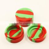 Hot selling matte 22ml custom non-stick silicone container for wax oil