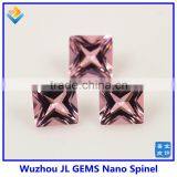 Loose Synthetic Square Pink Nano Spinel Gemstone thumbnail-3