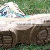 Desert Color Sand Colour Leather 9.5inch Good Quality DELTA Tactical Boots thumbnail-6