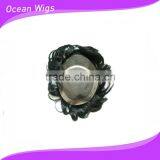 Hair Supplier Cheap Indian Remy Virgin Human Hair Natural Swiss Lace Toupee for Men Quality Choice thumbnail-1