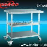 Movable Stainless Kitchen Trolly