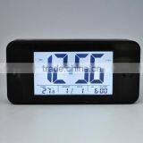 Smart Light LCD Digital Iphone Shape Clock With Calendar