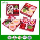 Exports Europe Cake Towel Wedding Towel Set in Gift Box for Wedding Business Gifts thumbnail-1