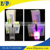 Newest liquid interaction colorful lighting vase cup