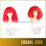 2016 New Premium Synthetic Hair Wig Black Colored Cosplay Party Wig For Wholesale thumbnail-6