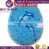 GLD Hot Sales PVC Material Soft Close Toilet Seat Economic Toilet OEM Service Plastic Toilet Seat thumbnail-6