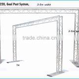 dj booth stand portable aluminum exhibition stage truss 220 led screen truss