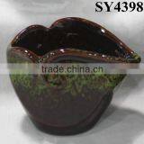 Glazed Small Colorful Ceramic Pot thumbnail-1