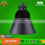 4-6M installation height 100w high bay induction lighting ip65 high bay led industrial light