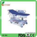 Aluminum Loading Manual Up/down Ambulance Emergency Stretcher /Bed Trolley thumbnail-1