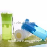 Wide mouth portable bpa free plastic drinking water bottle YB-0135,YB-0136