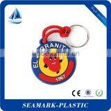 2016 Best Selling Custom Design Rubber Keychain Make Pvc Keyrings