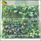 2016 hot sale artificial vertical green wall plastic artificial grass wall indoor decoration artificial plants wall