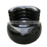 Customized Round Pvc Inflatable Sofas Chairs With Backrest thumbnail-2