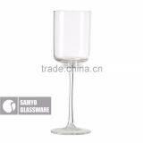 Samyo Handmade Clear Cylinder-shaped Red Wine Glass Cup With Thin Stem thumbnail-1