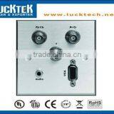 Aluminum Wall Plate With Audio and HDMI Data