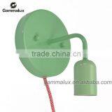 New Design Wall Lamp, Green Wall Light With Braided Wire Power Cord thumbnail-6