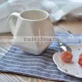 Unique Style White Glazed New Bone China 8 oz Coffee Cups for Cafes Made in China thumbnail-2