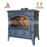 Cast iron wood burning stove