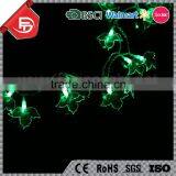 TZFEITIAN Walmart SEDEX Audit Outdoor Decor Green Color Maple Leaf String Light thumbnail-5