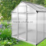 Easy DIY 6*6 FT Aluminum Garden Greenhouse thumbnail-1