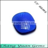 10x8mm Cushion shape cabochon top flat back artificial spinel