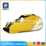 Factory directly unisex durable light yellow custom tennis bag for adult